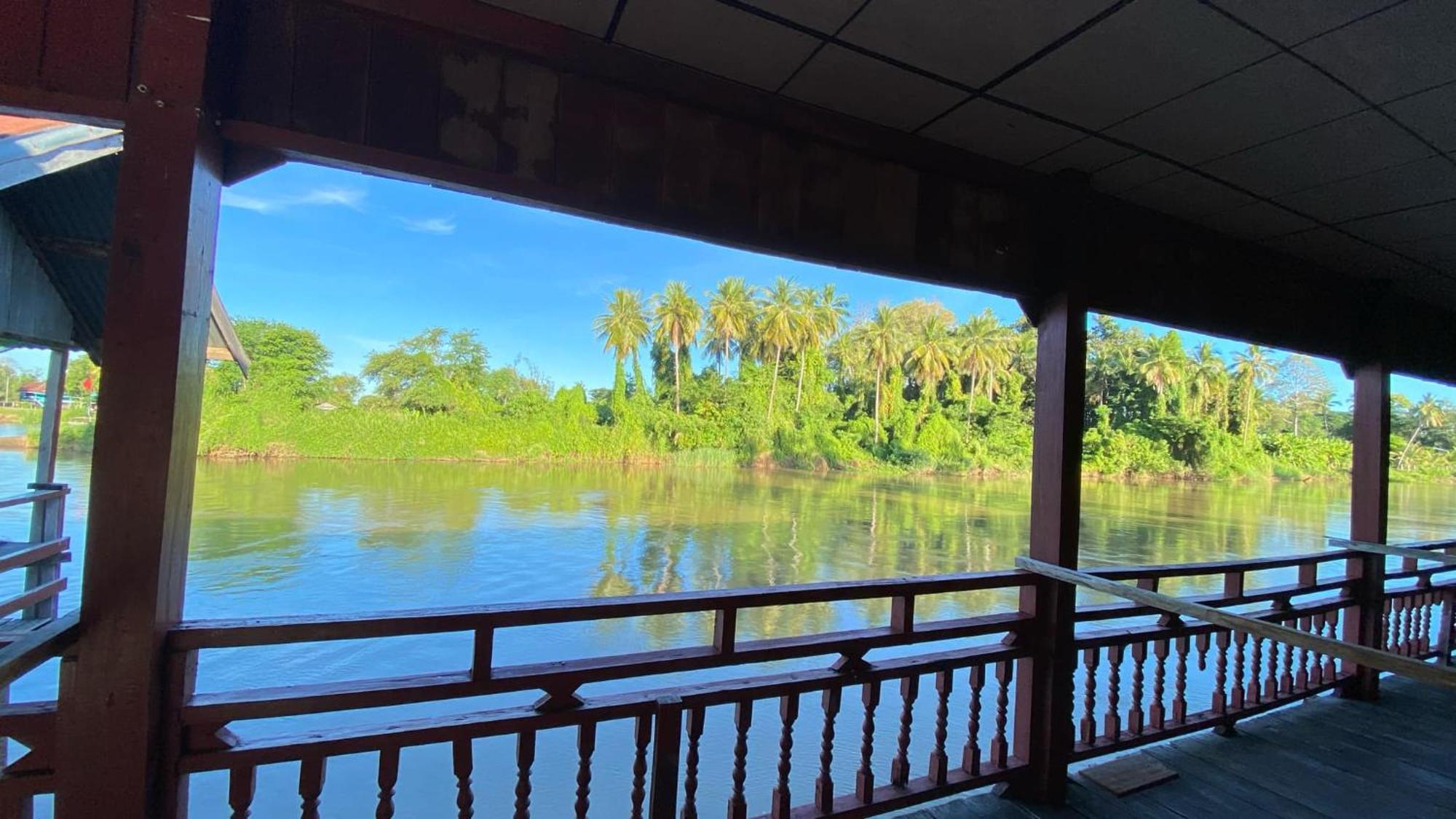 Souksanh River Bungalow Muang Không Esterno foto