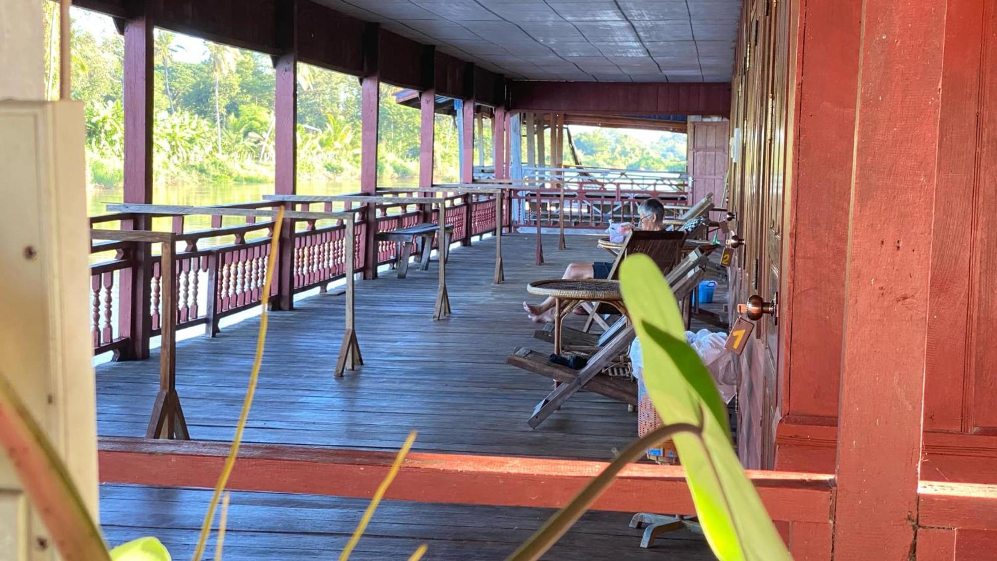 Souksanh River Bungalow Muang Không Esterno foto